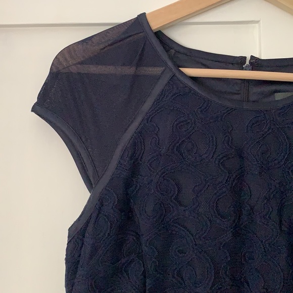 Navy Lace Dress - Picture 3 of 5